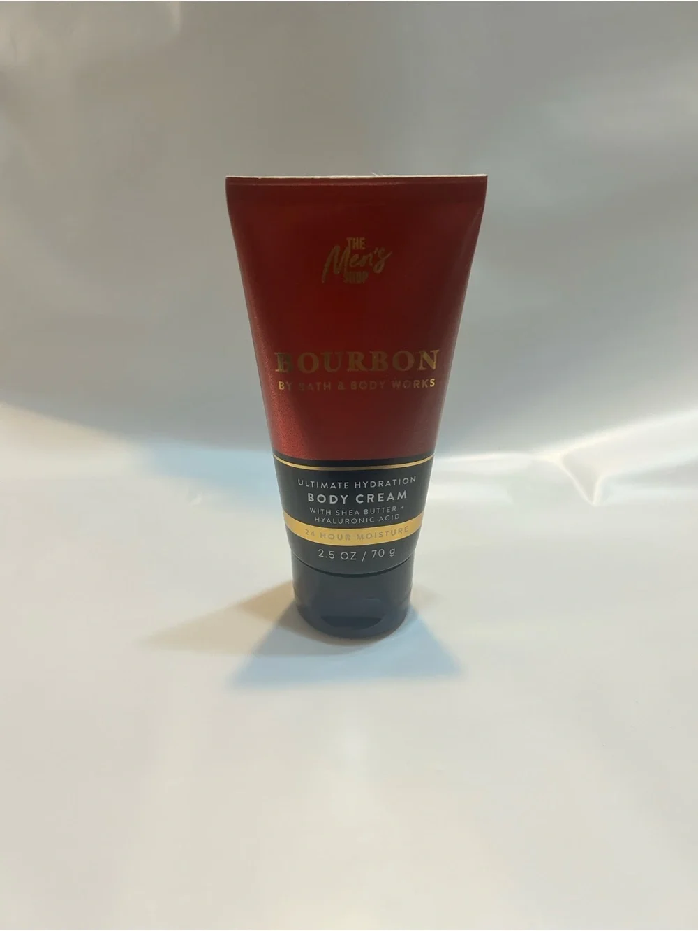 Bath & Body Works Bourbon Red & Black Men's Body Cream